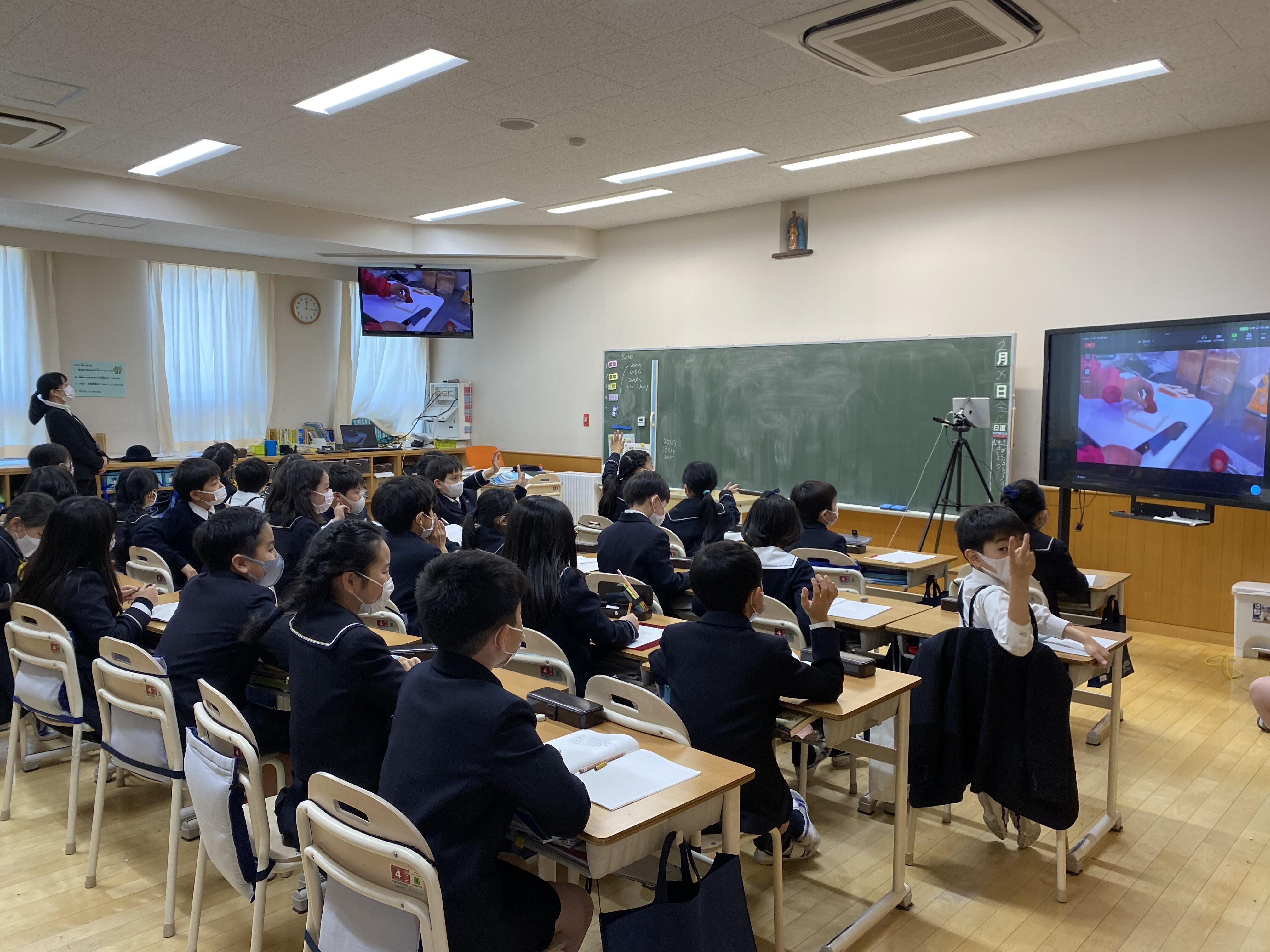 ３年生　トップフルーツ八百文　オンライン交流会のサムネイル画像